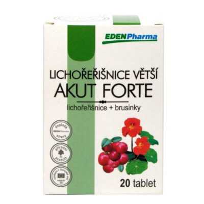 Edenpharma Lichořeřišnice větší Akut Forte 20 tablet Edenpharma