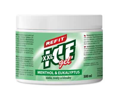 Refit ice Masážní gel s mentholem a eukalyptem 500 ml Refit ice