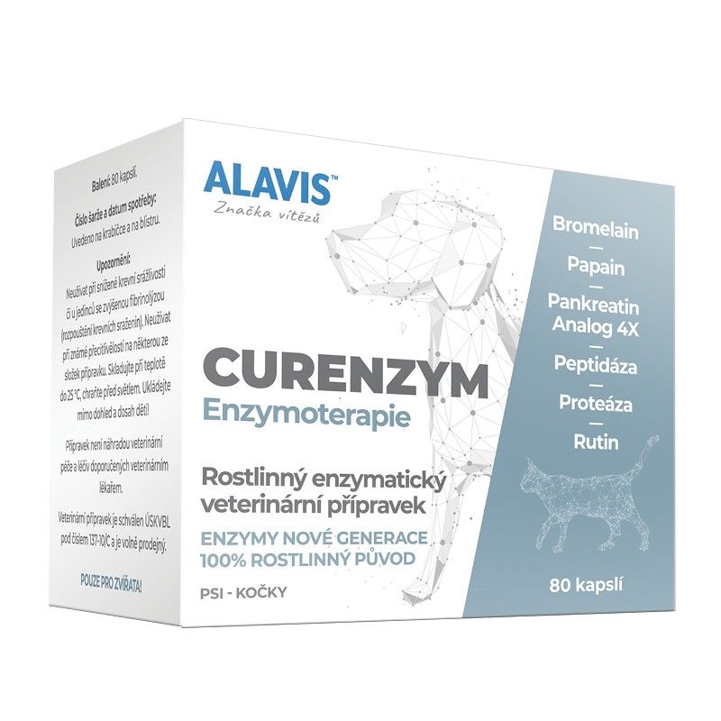 Alavis CURENZYM Enzymoterapie 80 kapslí Alavis