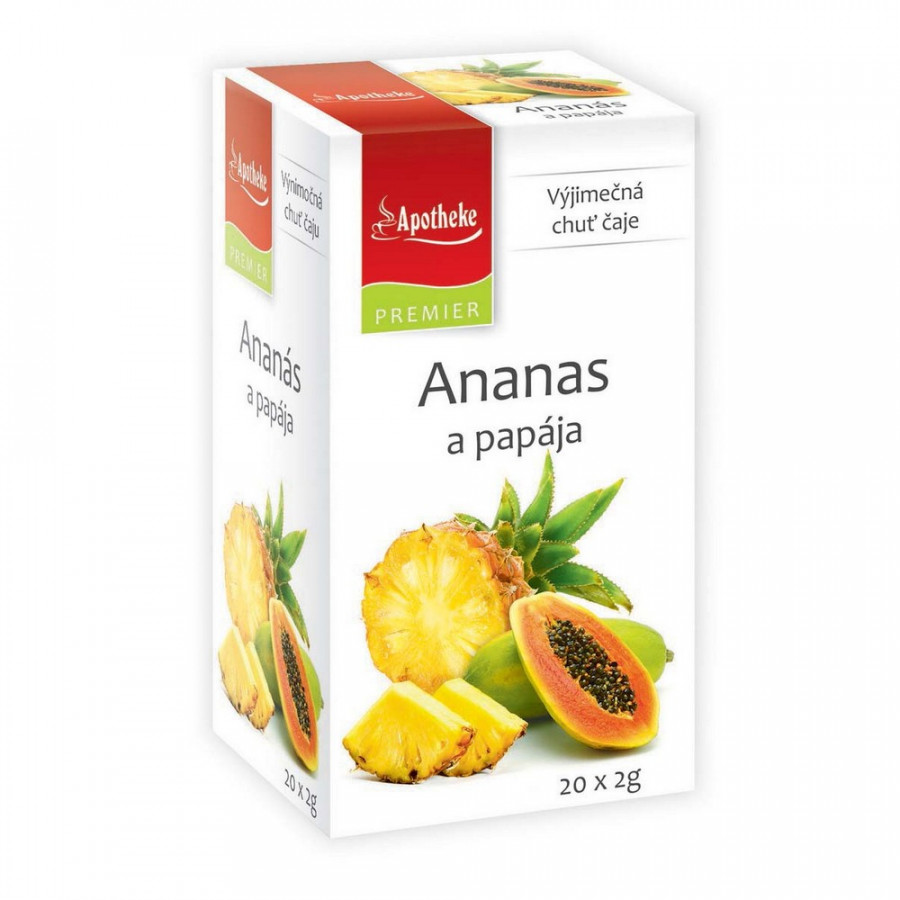 Apotheke Ananas a papája nálevové sáčky 20x 2 g Apotheke