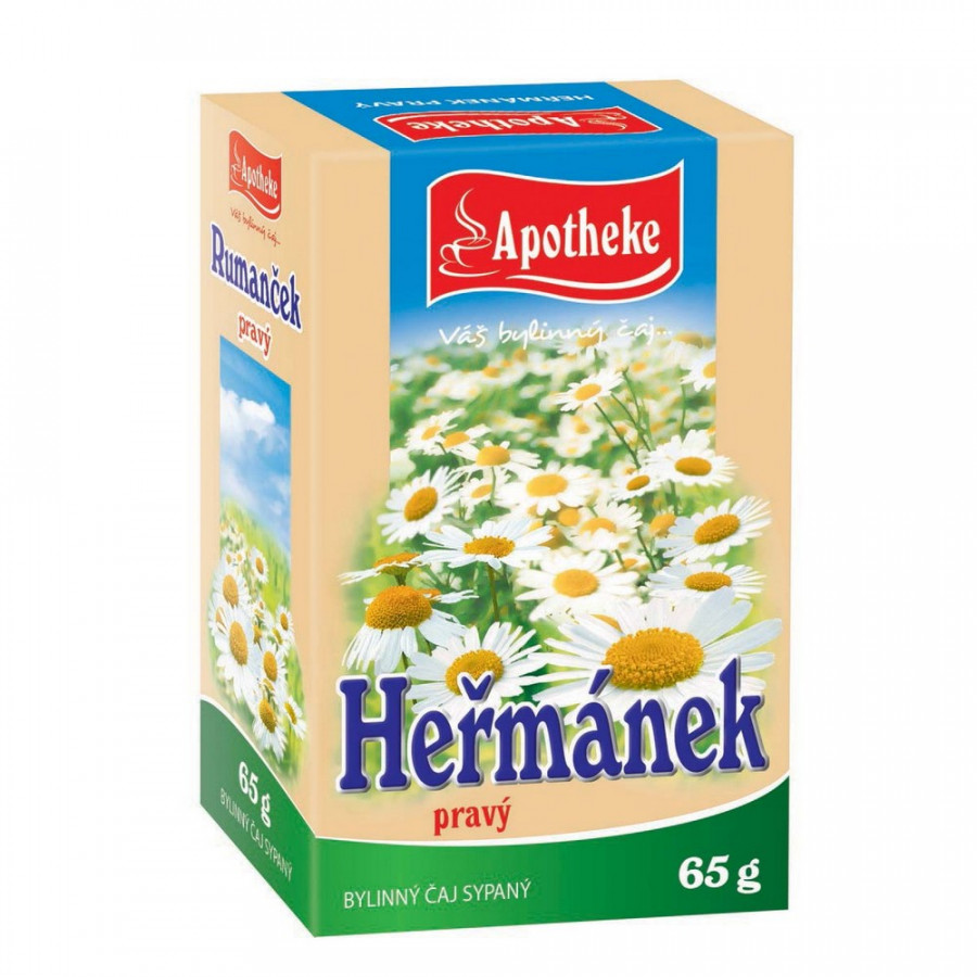 Apotheke Heřmánek pravý -květ sypaný sypaný čaj 65 g Apotheke