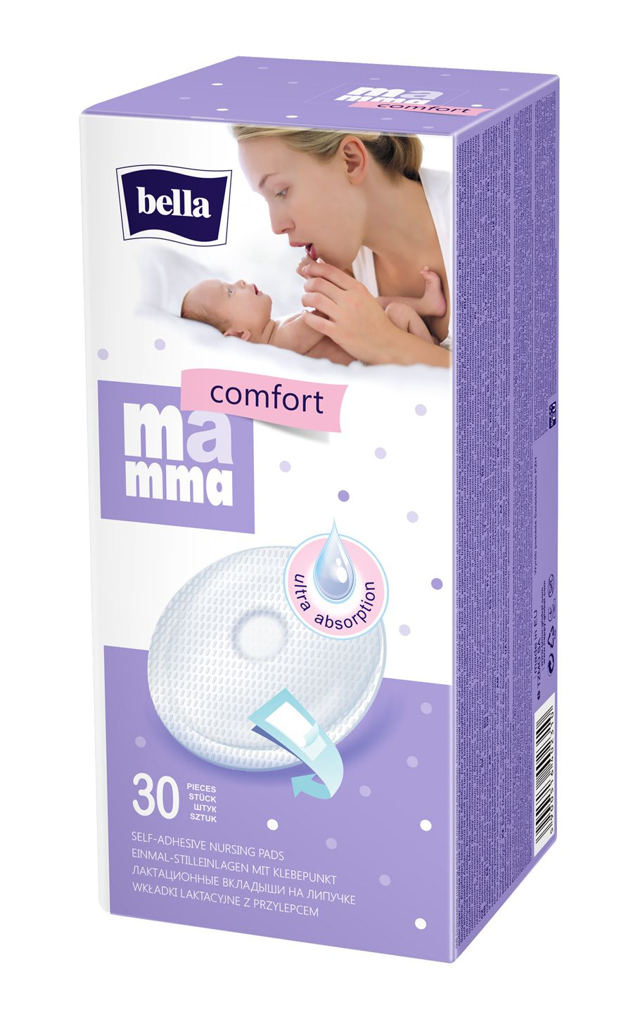 Bella Mamma Comfort prsní vložky 30 ks Bella