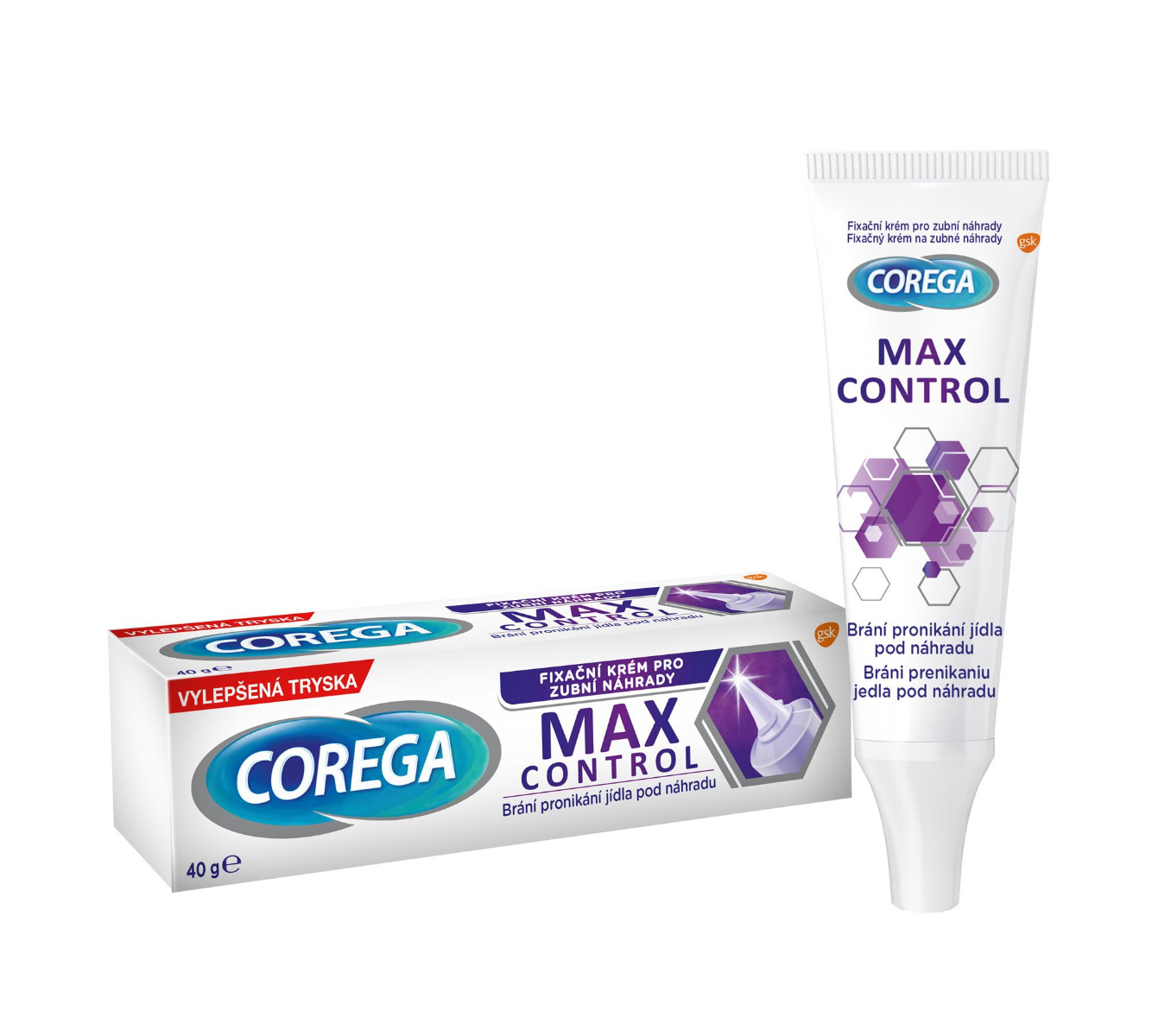 Corega Max Control fixační krém 40 g Corega