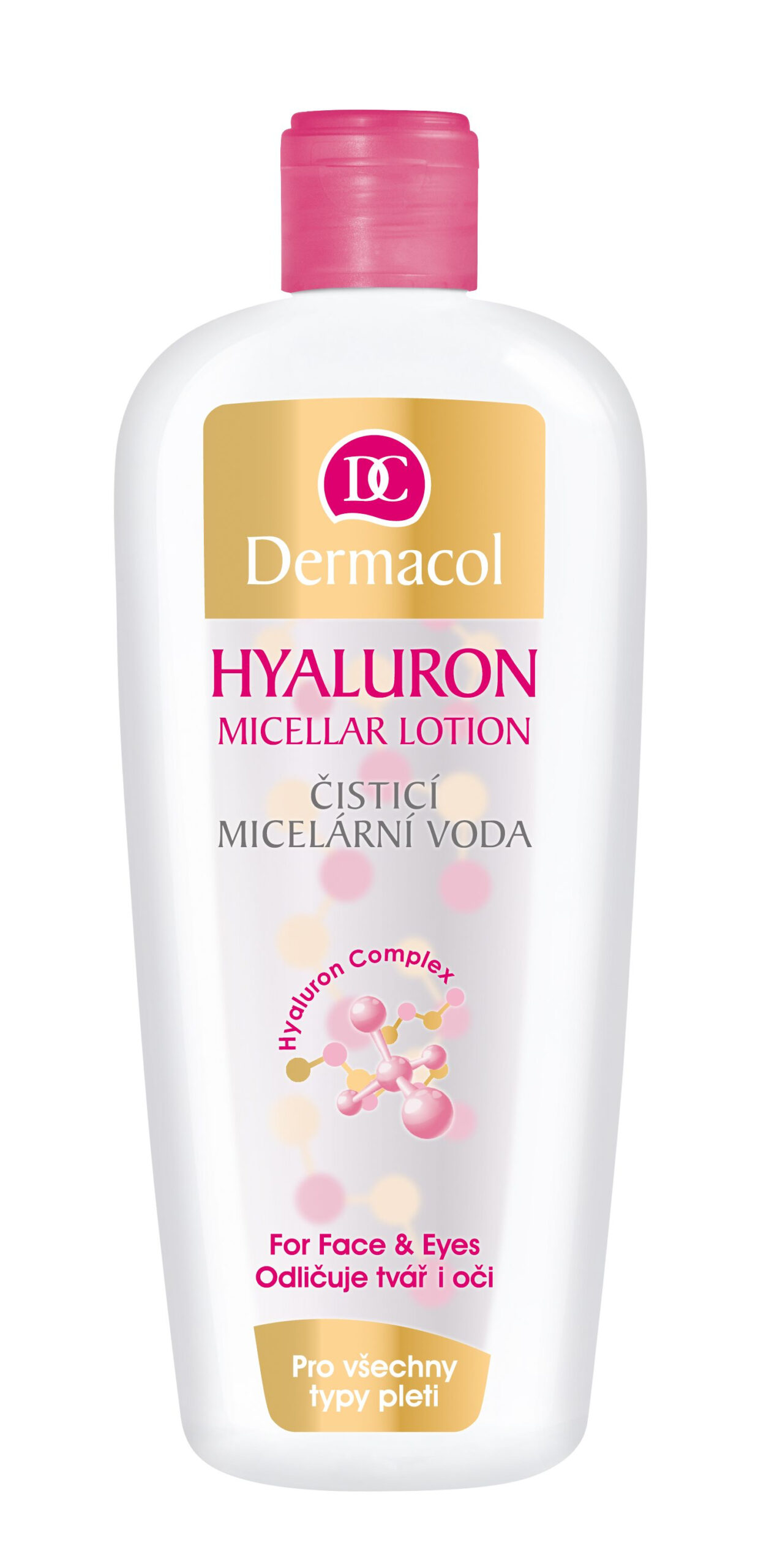 Dermacol Hyaluron Čisticí micelární voda 400 ml Dermacol