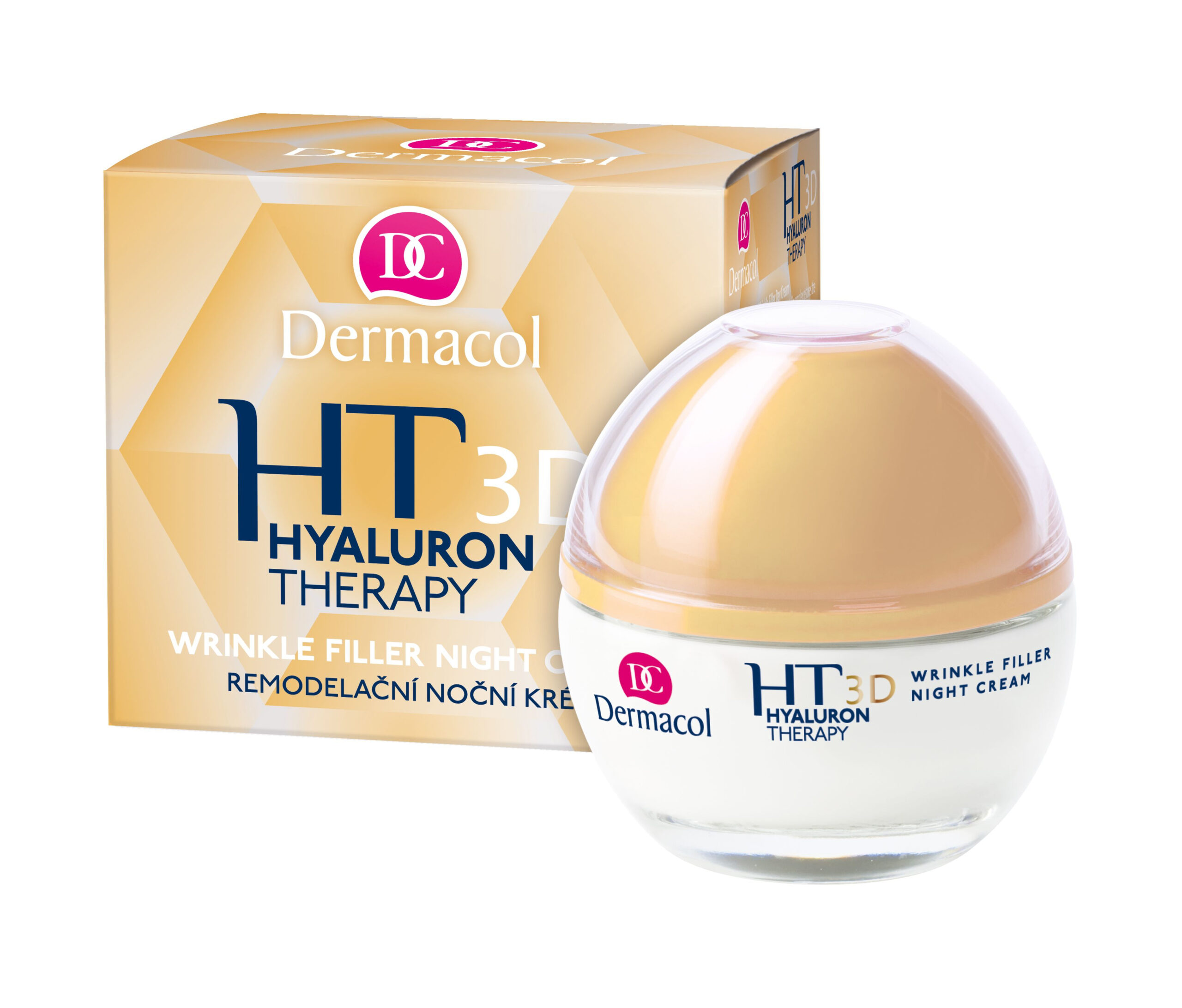 Dermacol Hyaluron Therapy 3D remodelační noční krém 50 ml Dermacol