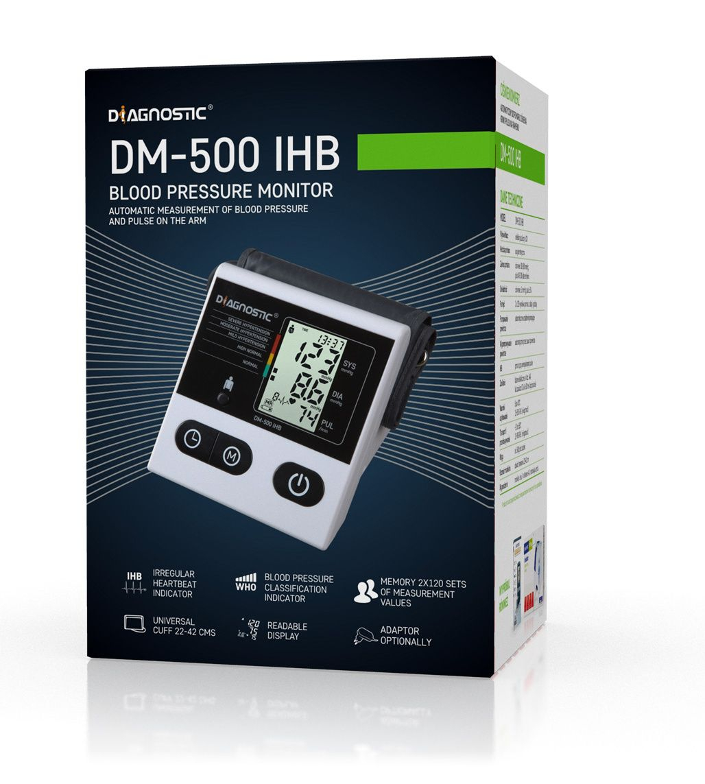 Diagnostic DM-500 IHB automatický pažní tlakoměr Diagnostic