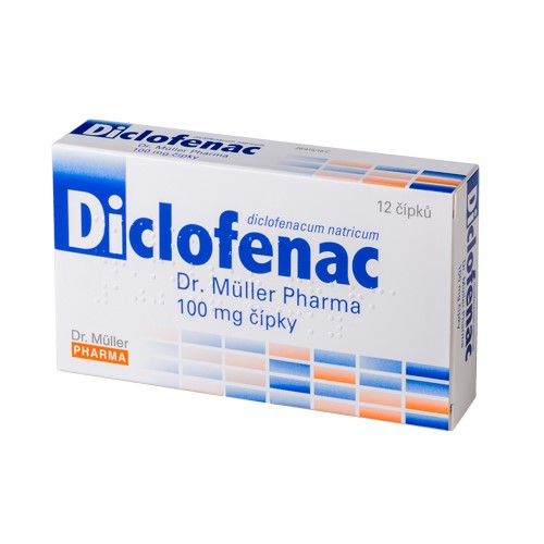 Dr. Müller Diclofenac 100 mg 12 čípků Dr. Müller