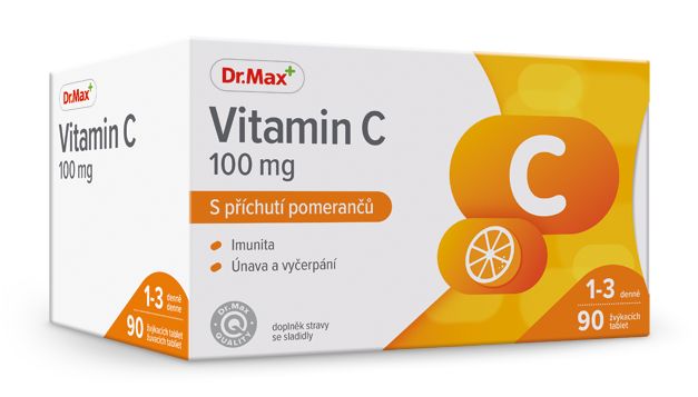 Dr.Max Vitamin C 100 mg 90 žvýkacích tablet Dr.Max