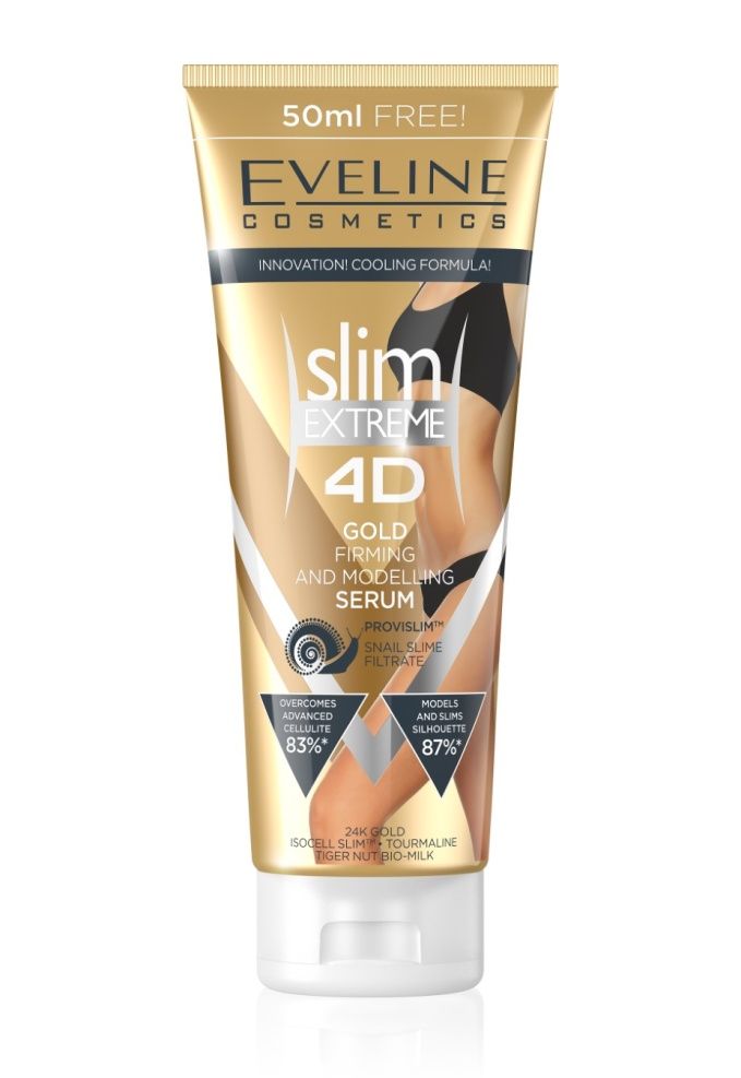 Eveline Slim Extreme 4D Gold zeštíhlující sérum 250 ml Eveline