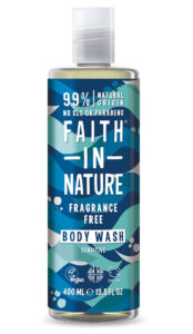 Faith in Nature Sprchový gel bez vůně hypoalergenní 400 ml Faith in Nature