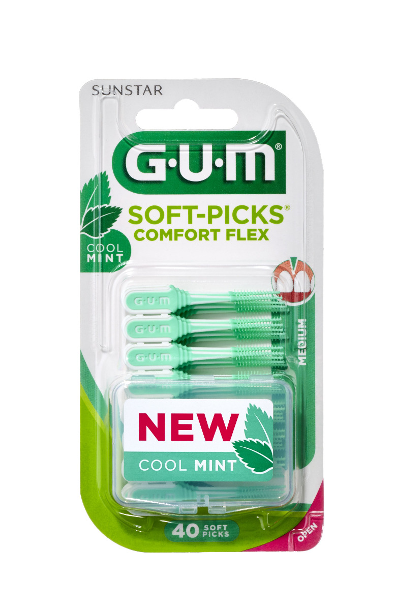 GUM Soft-Picks Comfort Flex Mint 40 ks GUM