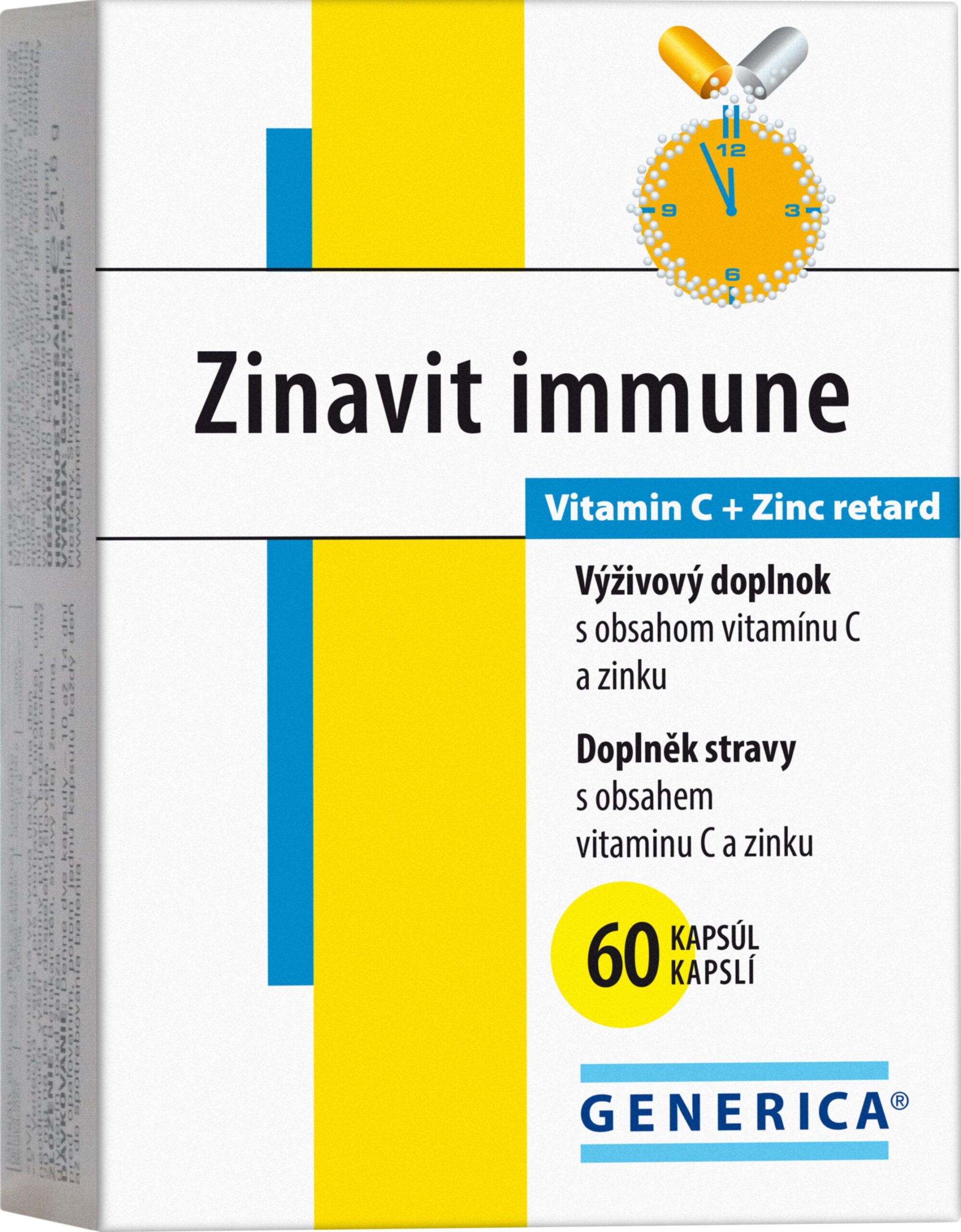 Generica Zinavit immune 60 kapslí Generica