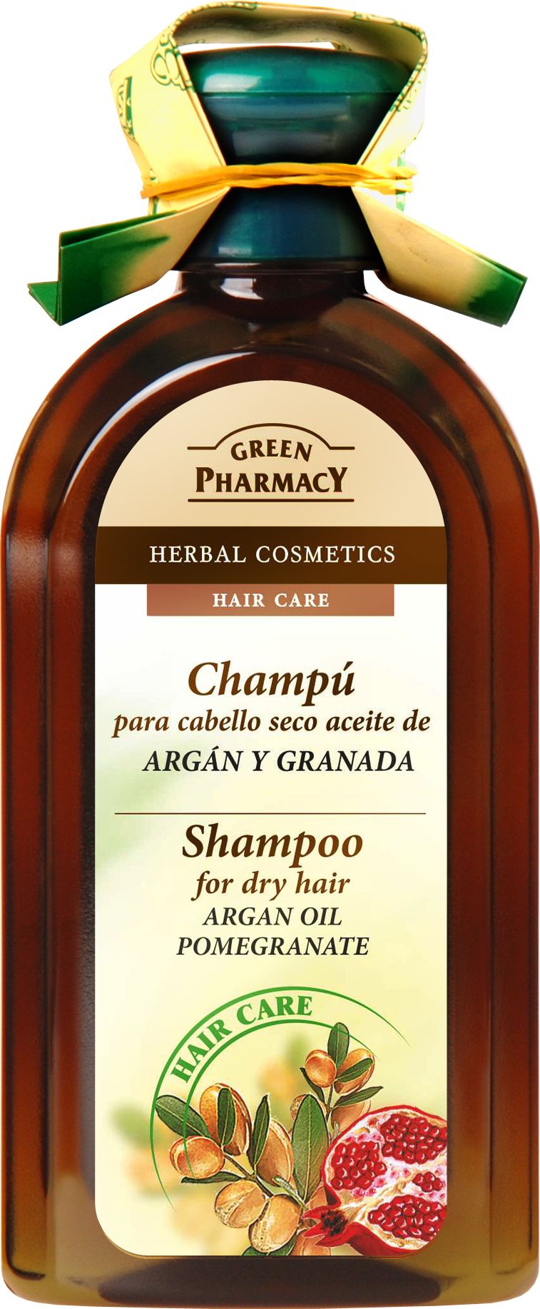 Green Pharmacy Arganový olej a granátové jablko šampon pro suché vlasy 350 ml Green Pharmacy