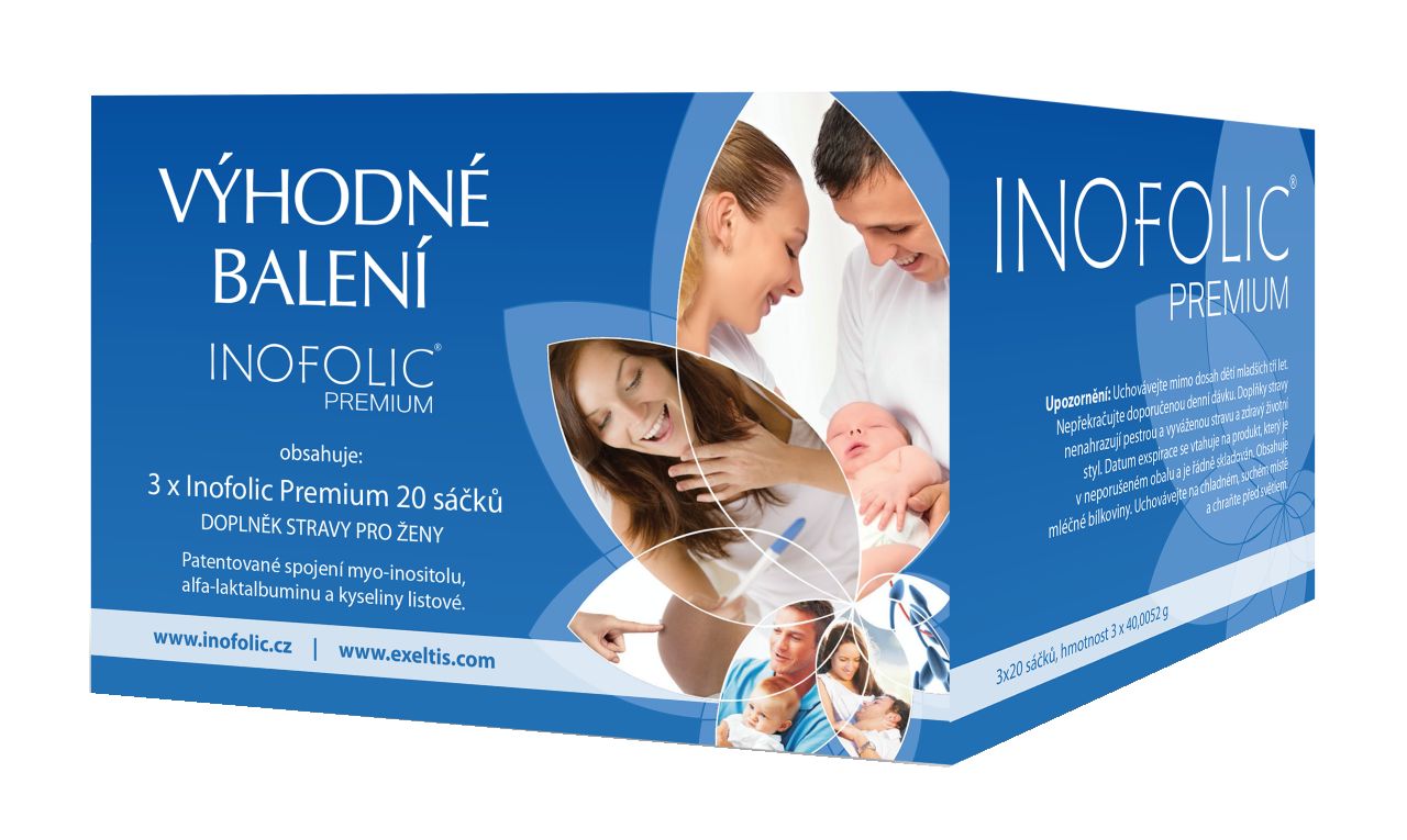 Inofolic Premium Výhodné balení 3x20 sáčků Inofolic