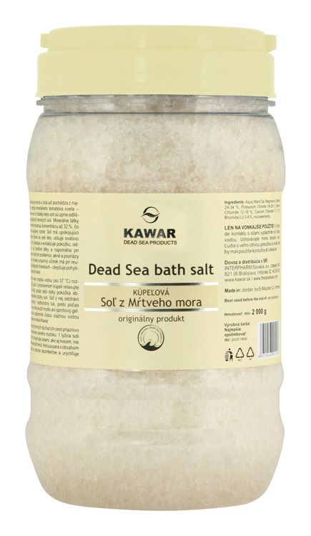 Kawar Koupelová sůl z Mrtvého moře 2000 g Kawar