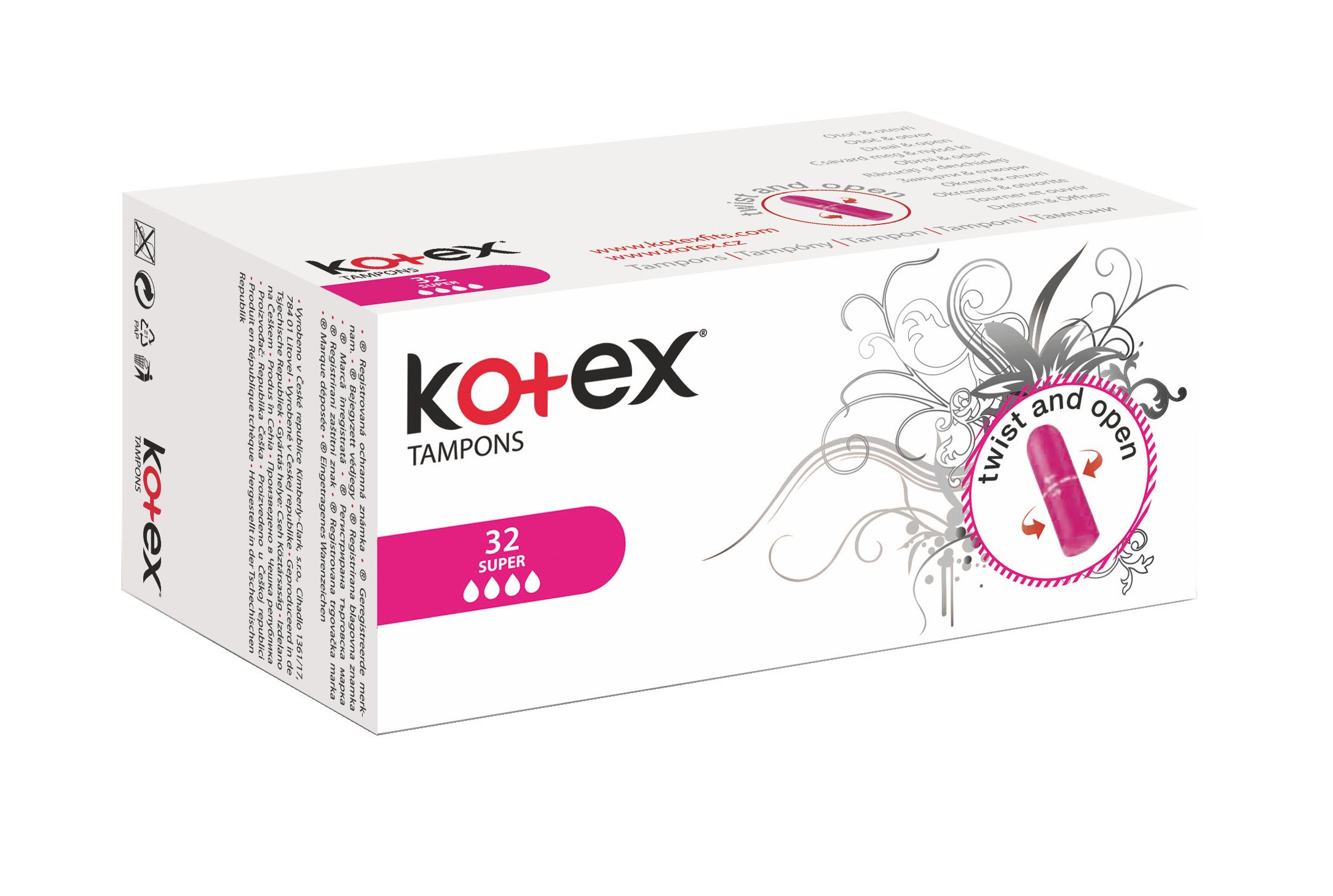 Kotex Super tampony 32 ks Kotex