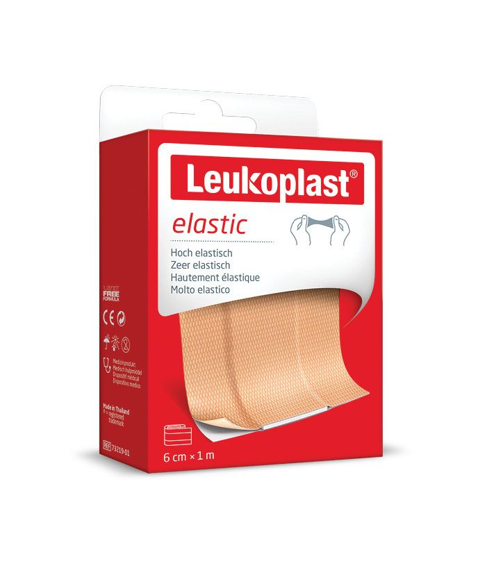 Leukoplast Elastic Náplast pružná 6 cm x 1 m role 1 ks Leukoplast