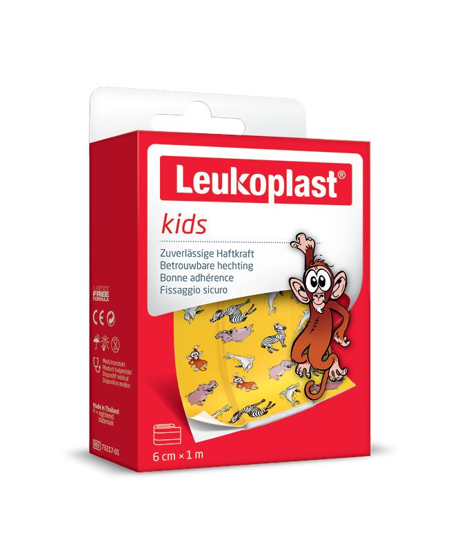 Leukoplast Kids Náplast dětská 6 cm x 1 m role 1 ks Leukoplast