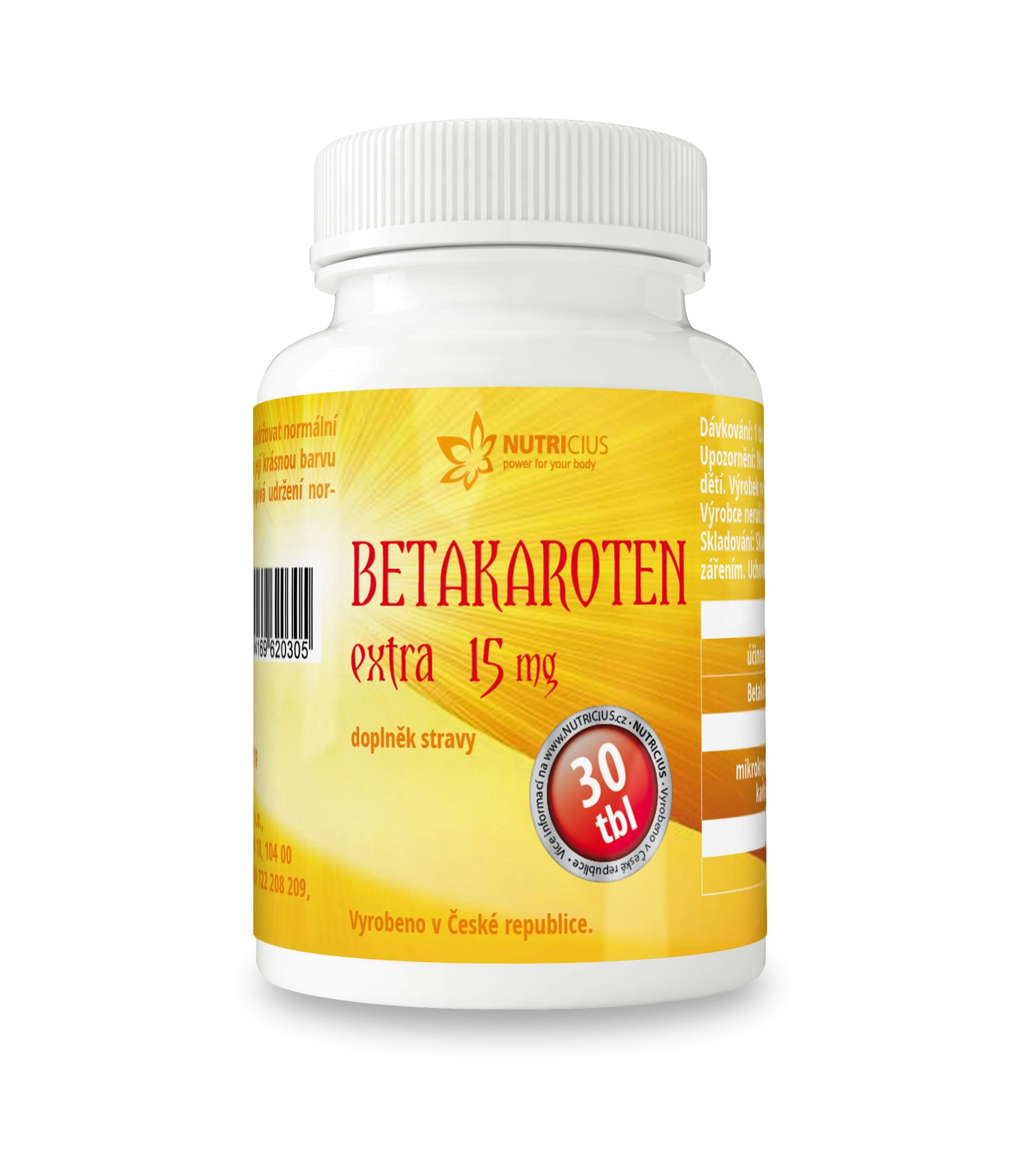 Nutricius Betakaroten EXTRA 15 mg 30 tablet Nutricius