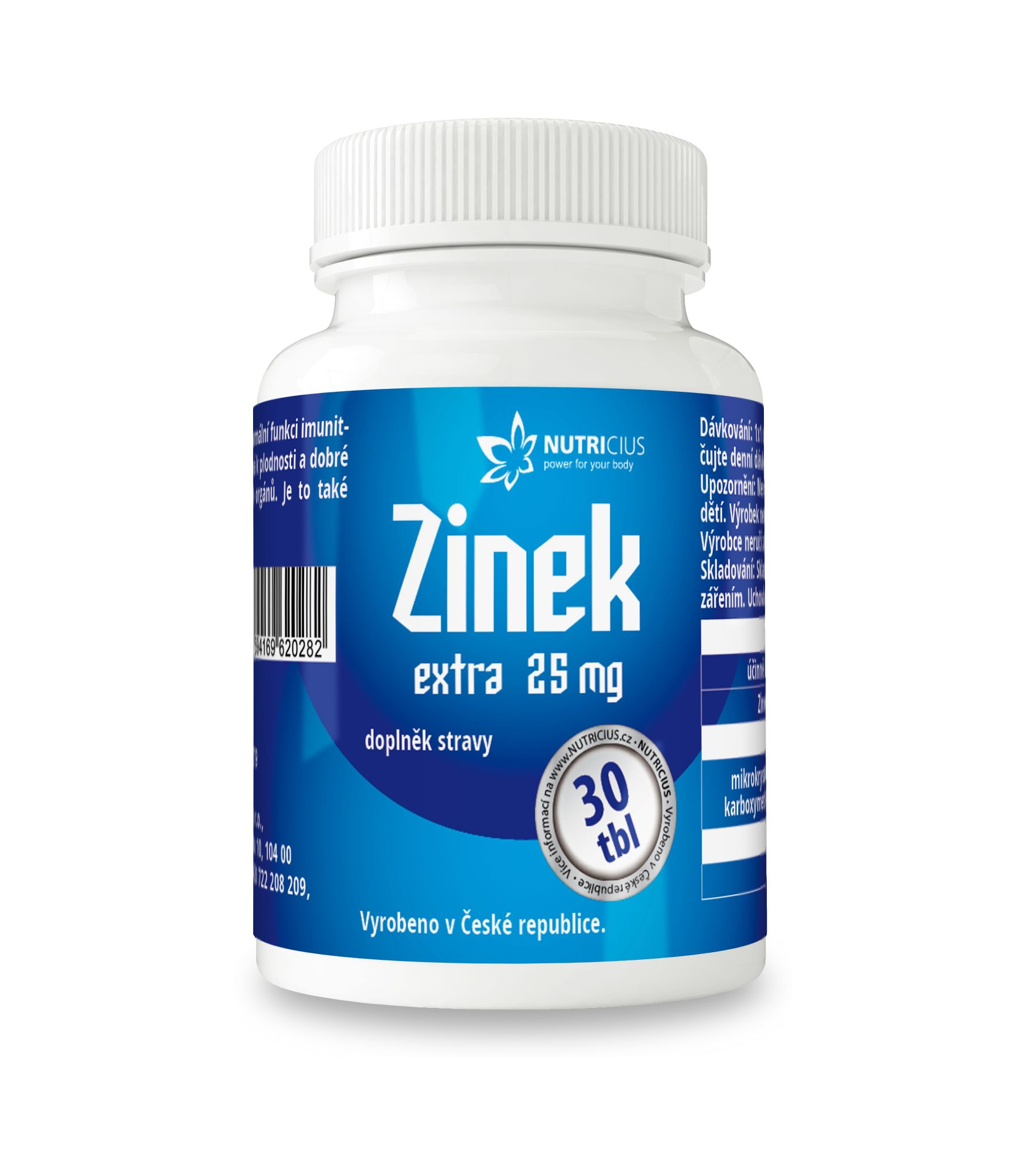 Nutricius Zinek EXTRA 25 mg 30 tablet Nutricius