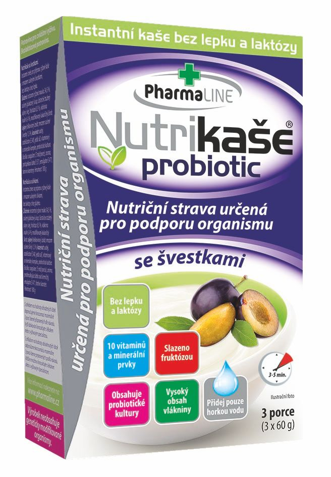 Nutrikaše probiotic se švestkami 3x60 g Nutrikaše