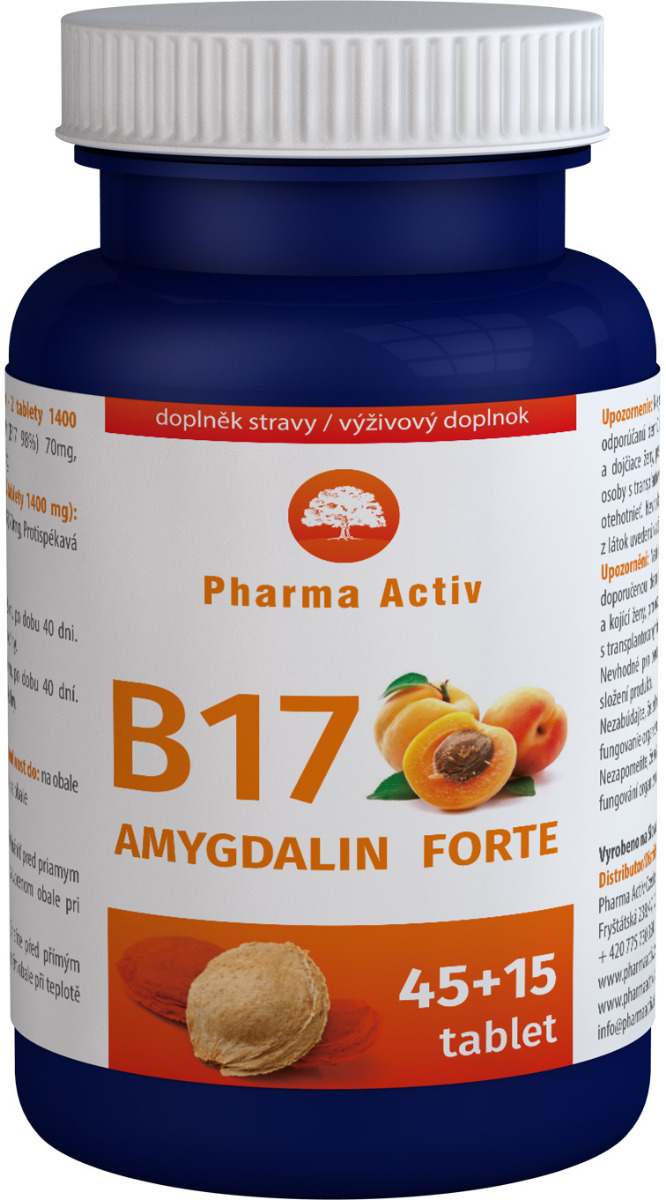 Pharma Activ AMYGDALIN FORTE B17 45+15 tablet Pharma Activ