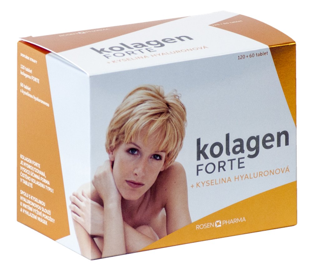 Rosen Kolagen FORTE + Kyselina hyaluronová 180 tablet Rosen