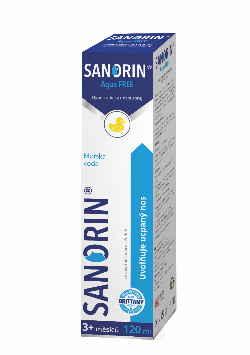 Sanorin Aqua Free sprej 120 ml Sanorin