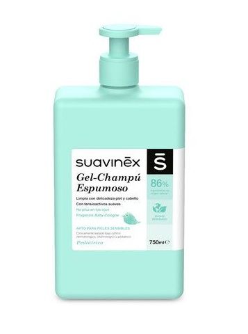 Suavinex Pěnový čisticí gel a šampon 750 ml Suavinex
