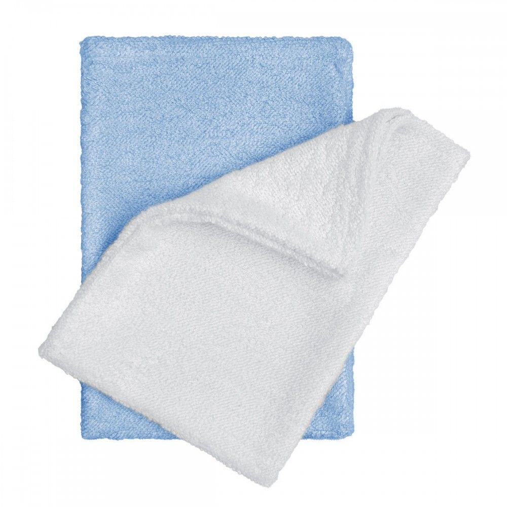 T-tomi Koupací žínky - rukavice 2 ks bílá + modrá T-tomi