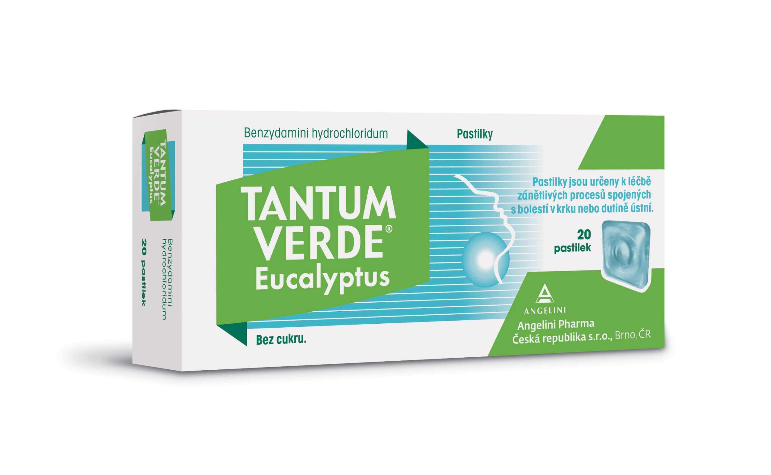 Tantum verde Eucalyptus 3 mg 20 pastilek Tantum verde