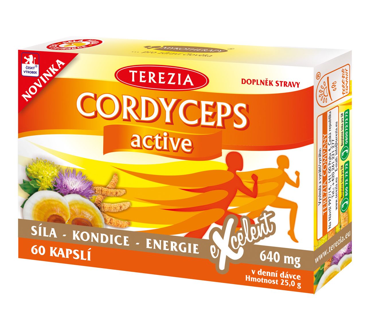Terezia CORDYCEPS active 60 kapslí Terezia