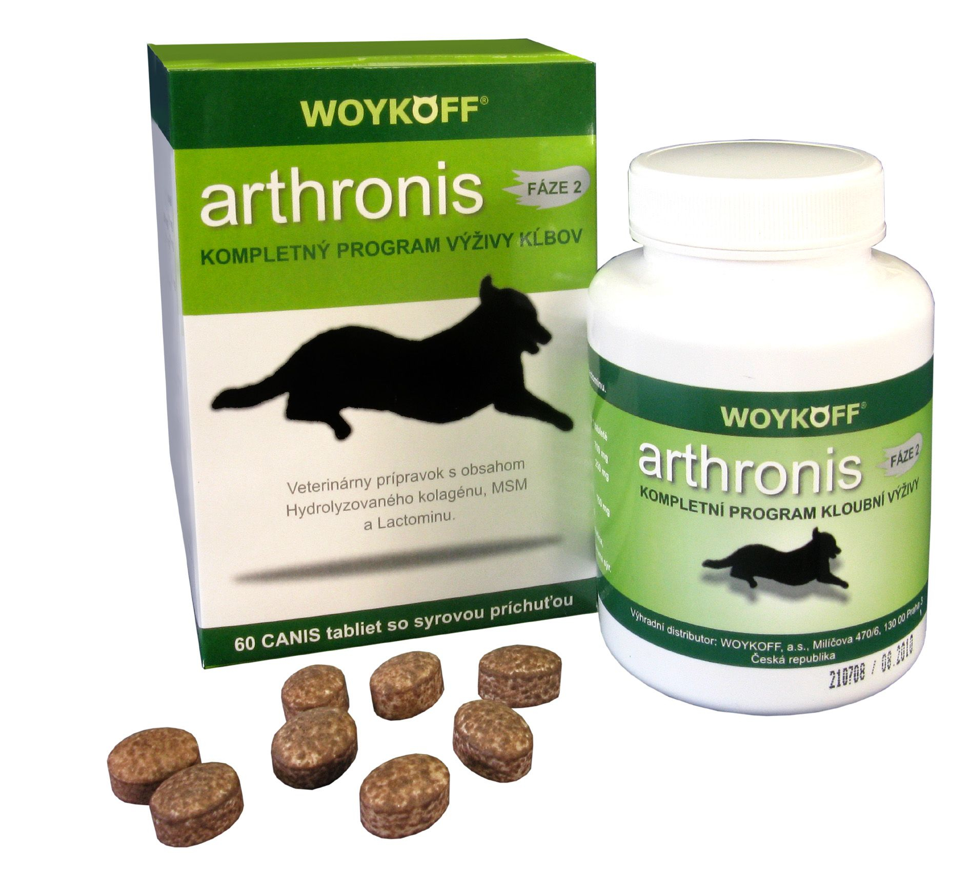Woykoff Arthronis fáze 2 sýrová příchuť 60 tablet Woykoff