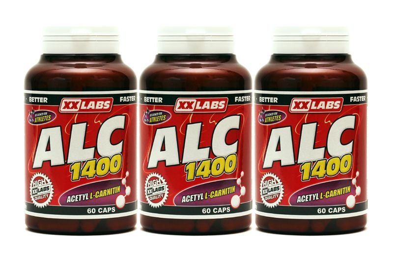 Xxlabs ALC Acetyl L-Carnitin 2+1 ZDARMA 60 kapslí Xxlabs
