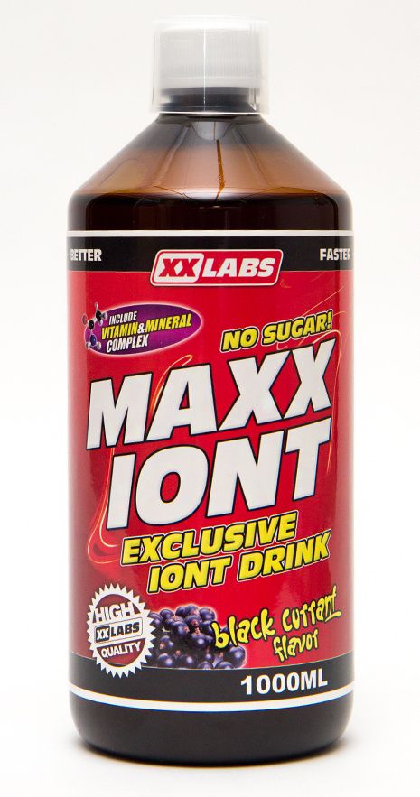 Xxlabs Maxx Iont Sport drink černý rybíz nápoj 1000 ml Xxlabs