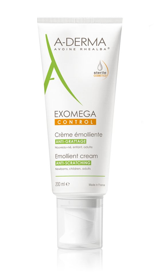 A-Derma Exomega Control emolienční krém pro suchou kůži se sklonem k atopii 200 ml A-Derma