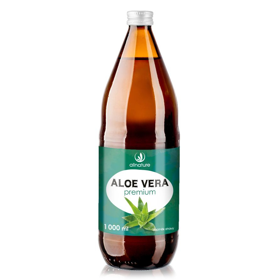 Allnature Aloe vera Premium šťáva 1000 ml Allnature