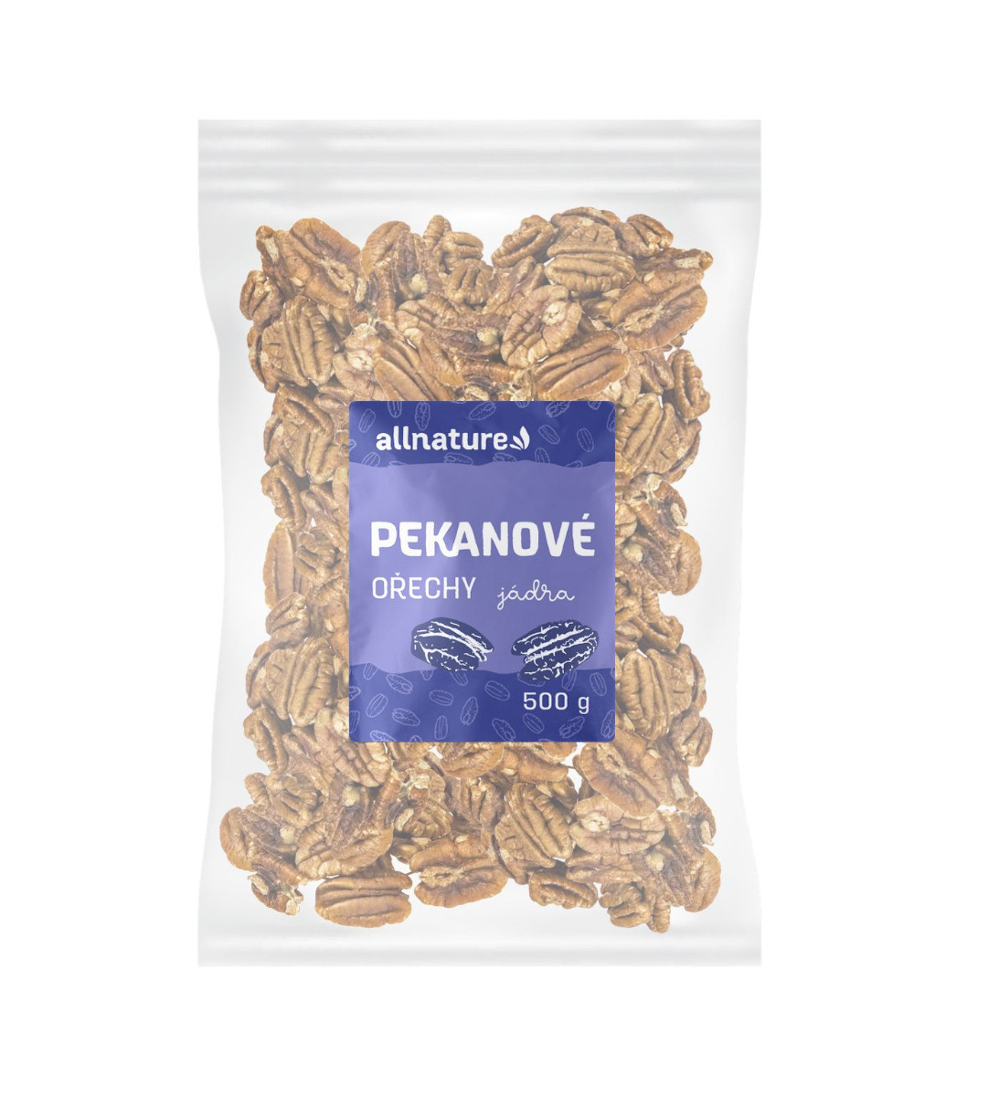 Allnature Pekanové ořechy 500 g Allnature