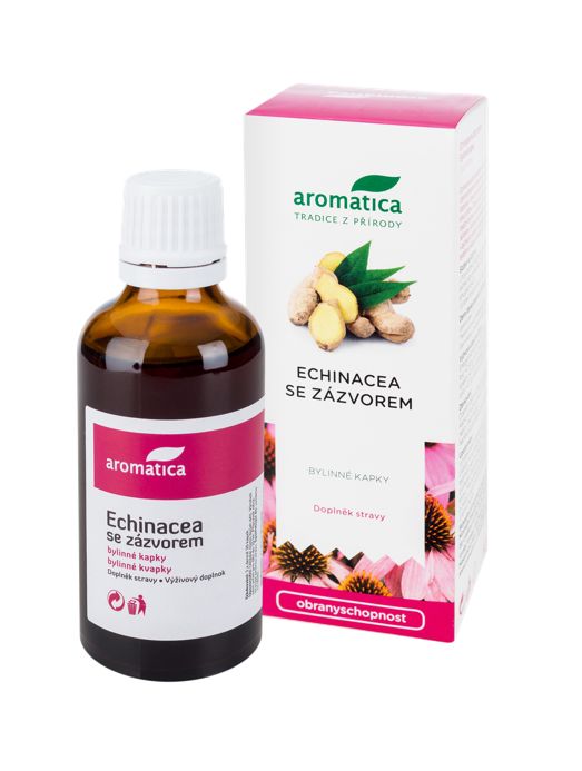 Aromatica Echinacea se zázvorem bylinné kapky 50 ml Aromatica