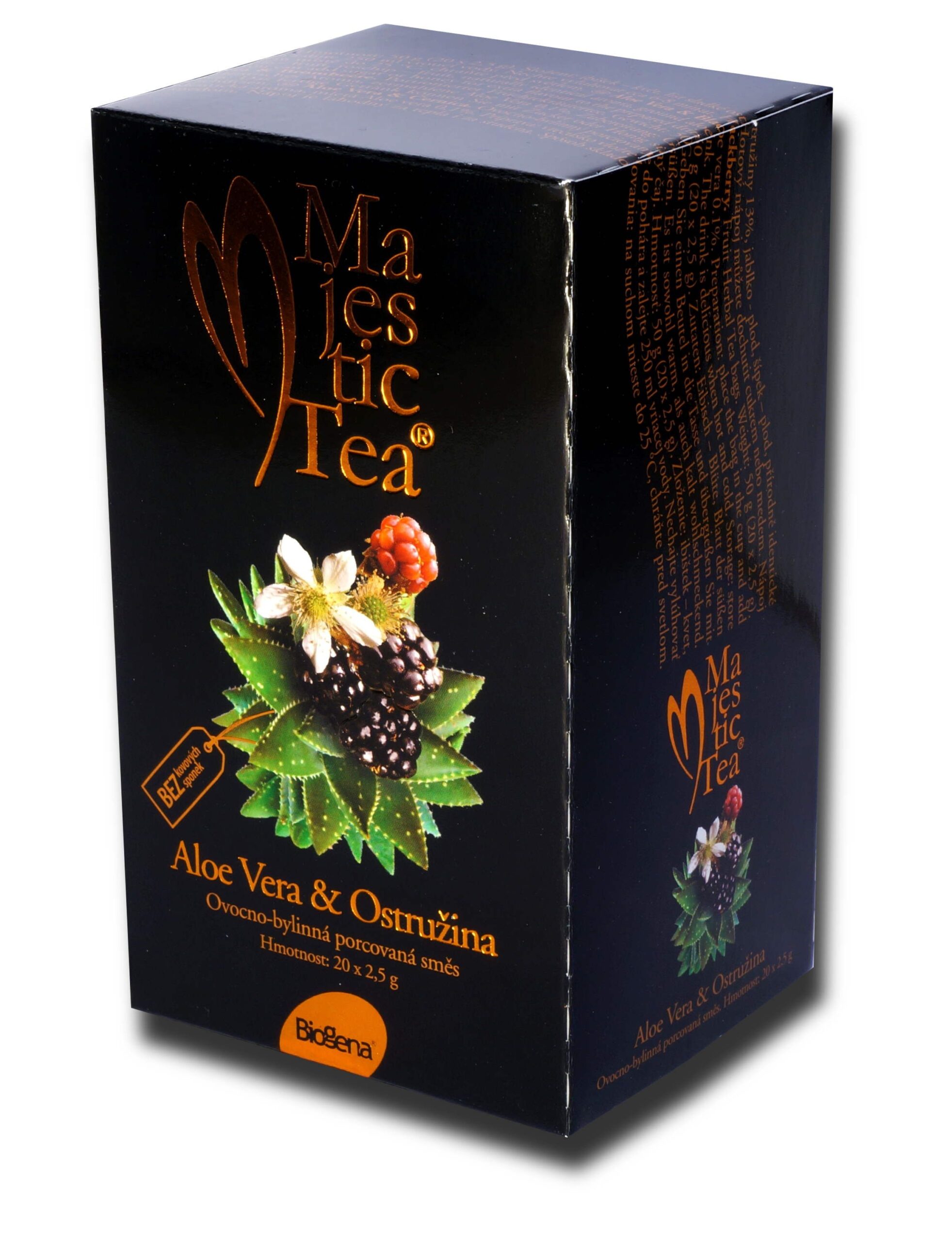 Biogena Tea Aloe Vera + Ostružina porcovaný čaj 20x2