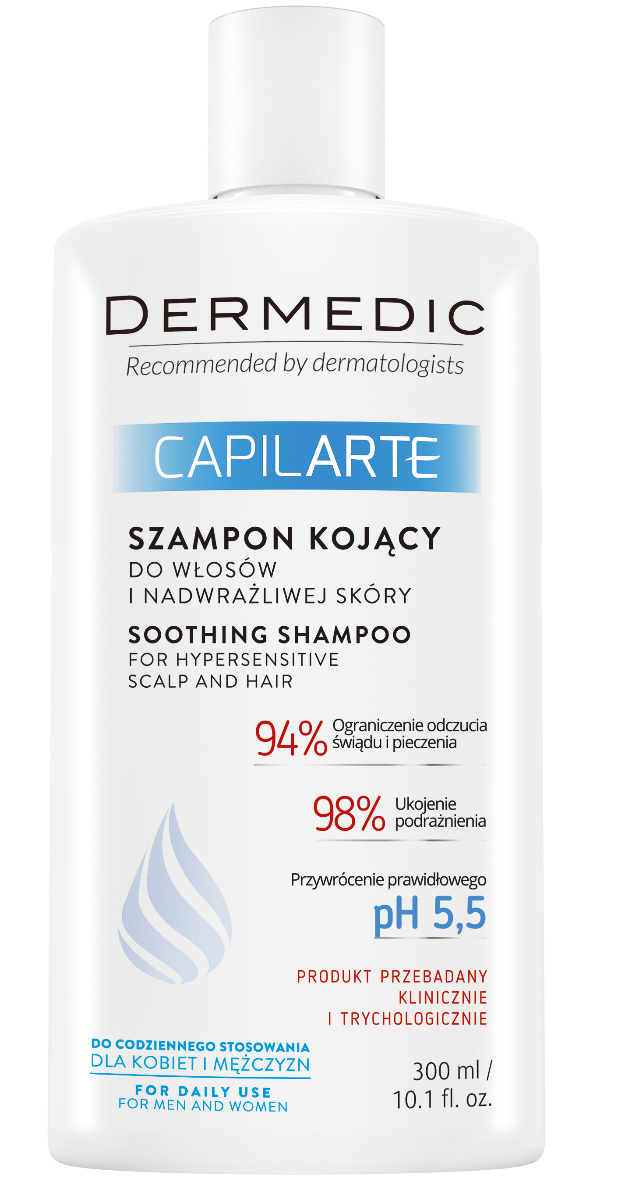 Dermedic Capilarte zklidňující šampon pro citlivou pokožku 300 ml Dermedic