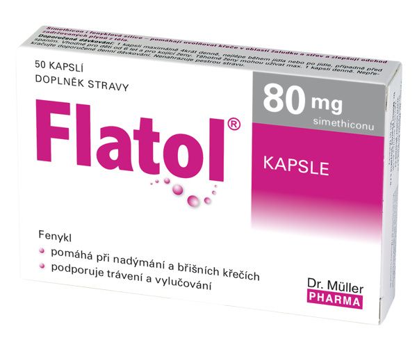 Dr. Müller Flatol 80 mg 50 kapslí Dr. Müller