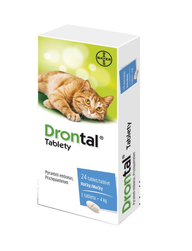 Drontal pro kočky 24 tablet Drontal