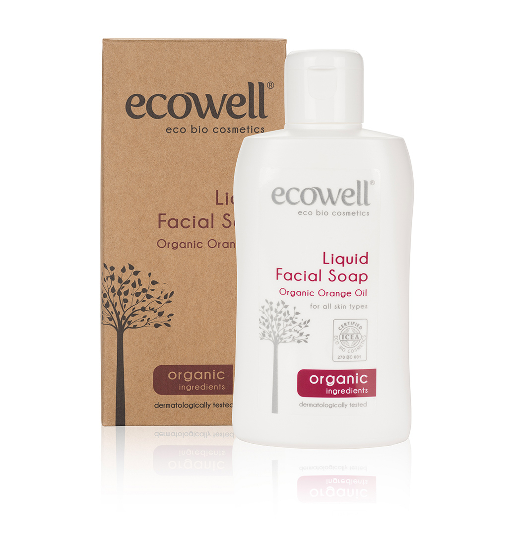 Ecowell Tekuté mýdlo na obličej BIO 150 ml Ecowell