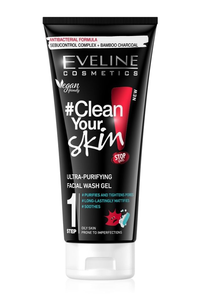 Eveline Clean Your Skin čisticí pleťový gel 200 ml Eveline