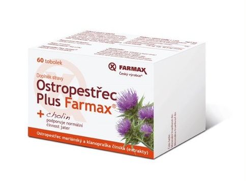 Farmax Ostropestřec Plus 60 tobolek Farmax