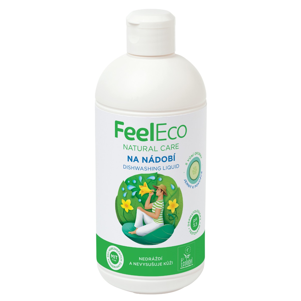 Feel Eco Na nádobí s vůní okurky 500 ml Feel Eco