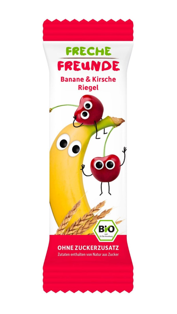 Freche Freunde BIO Ovocná tyčinka banán a třešeň 4x23 g Freche Freunde