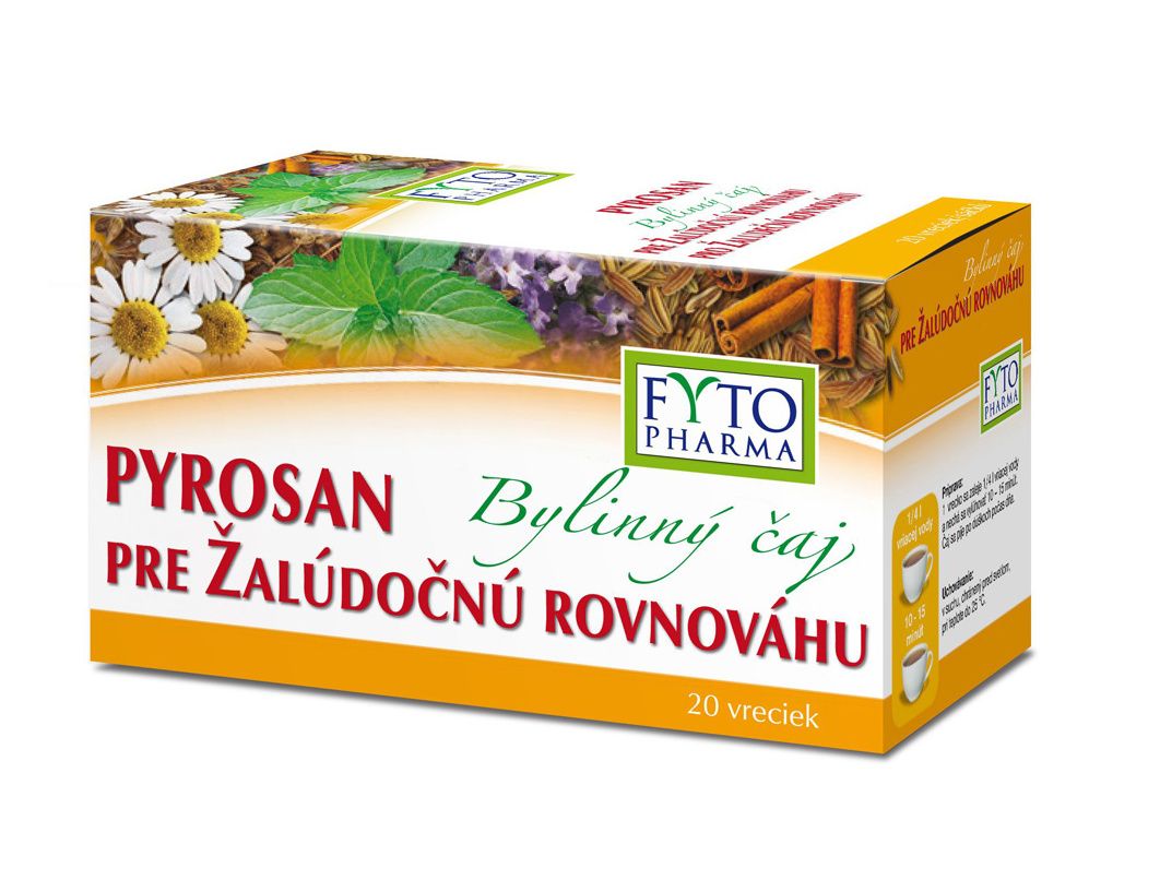 Fytopharma Pyrosan Bylinný čaj pro žaludeční rovnováhu 20x1