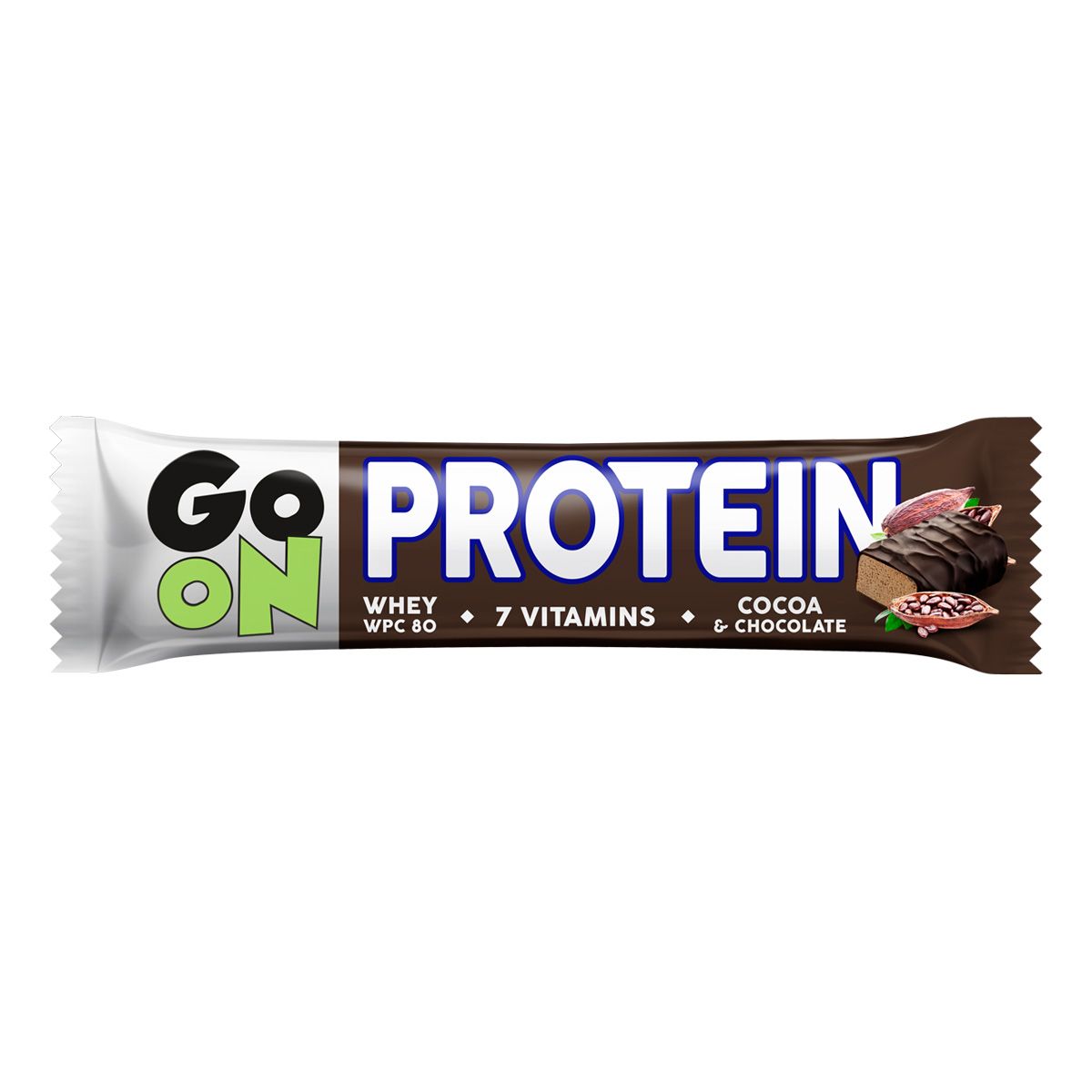GO ON! Proteinová tyčinka s příchutí kakaa 50 g GO ON!